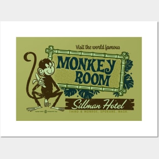 World Famous Monkey Room Vintage Spokane Washington Posters and Art